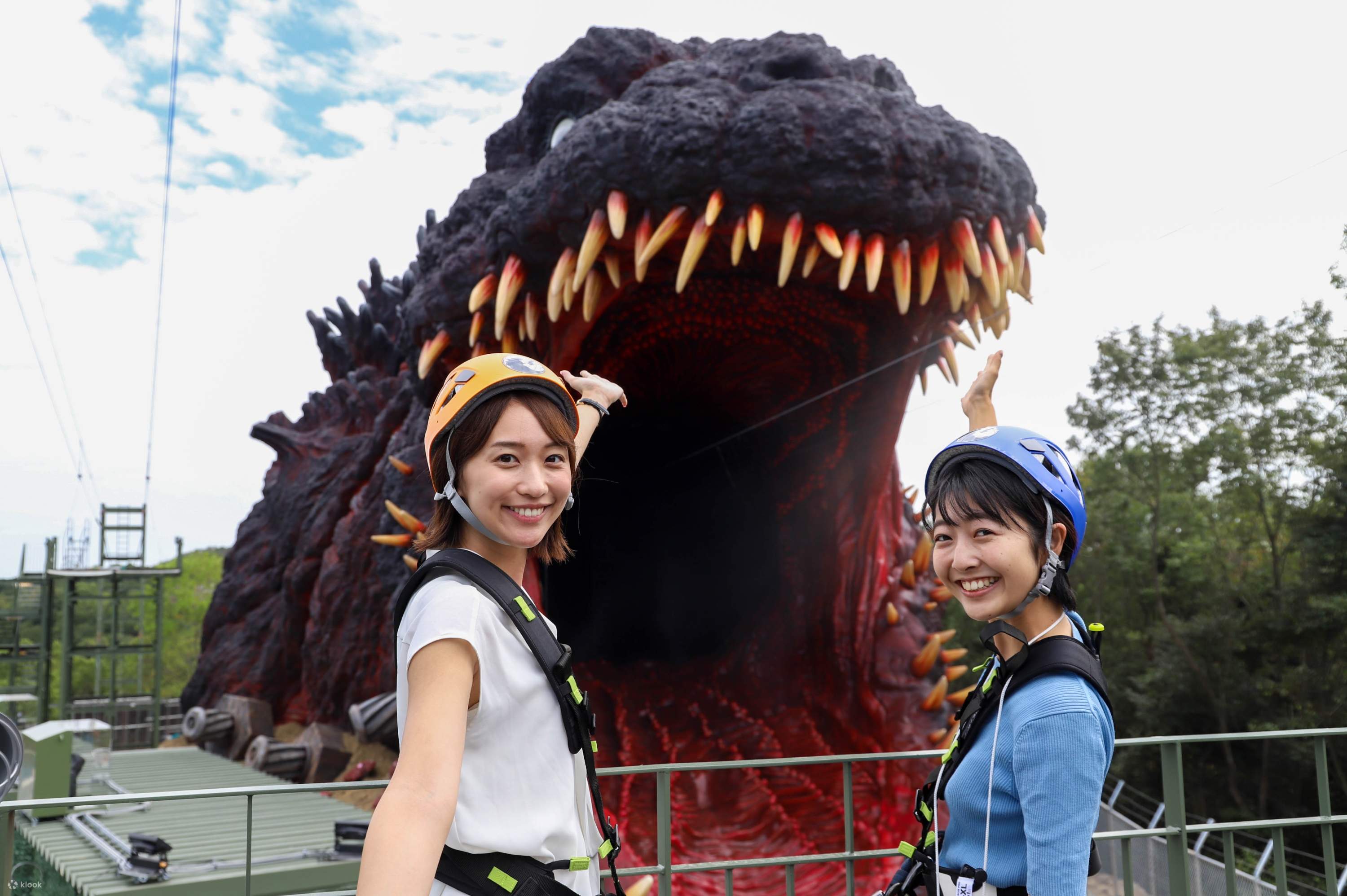 ニジゲンノモリ 実物大ゴジラアトラクション「ゴジラ迎撃作戦